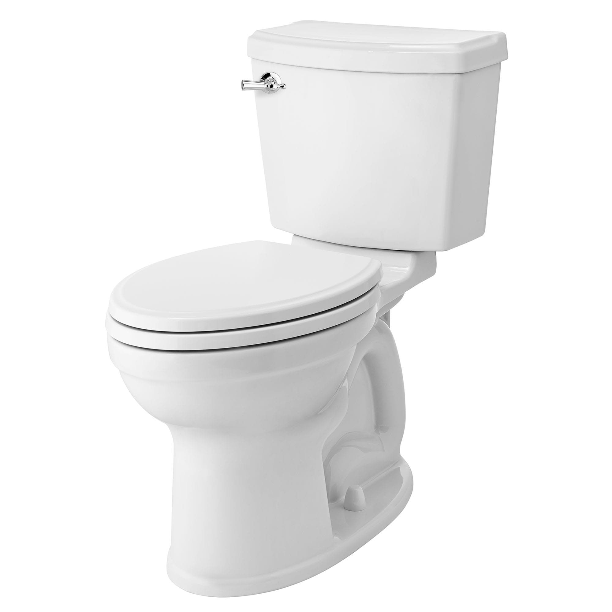 Portsmouth Champion PRO Two Piece 128 gpf 48 Lpf Chair Height Elongated Toilet less Seat WHITE